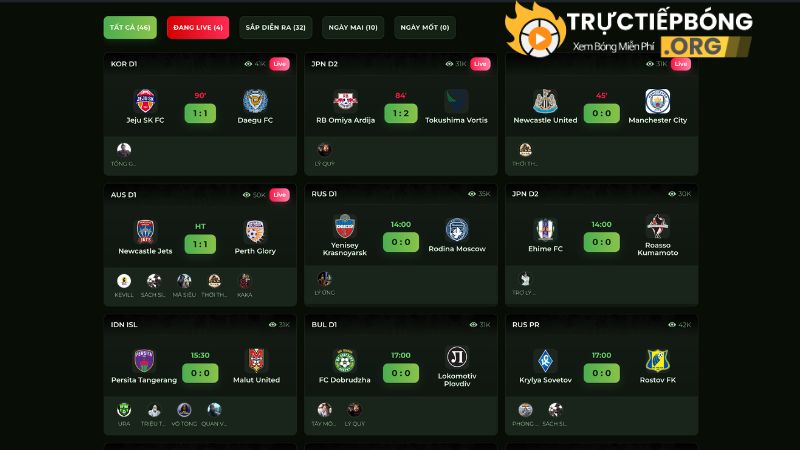 Cung cấp đa dạng link xem bóng đá trực tiếp không bị chặn Cung cấp đa dạng link xem bóng đá trực tiếp không bị chặn
