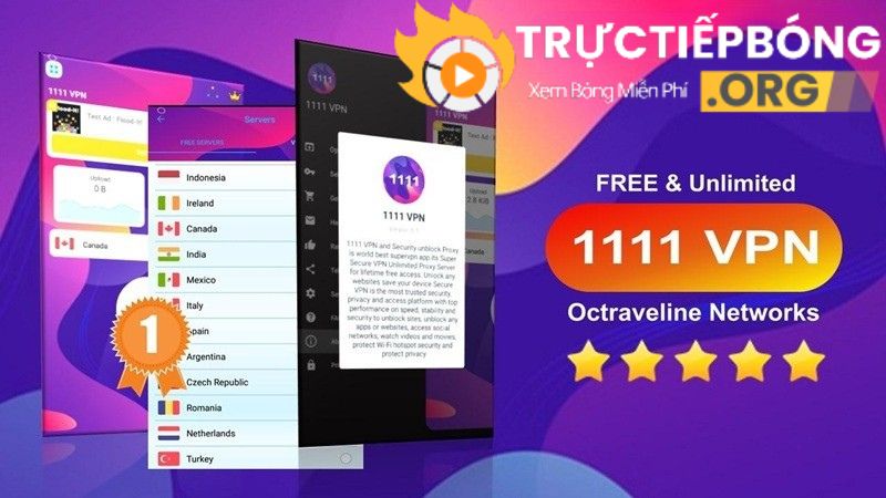 Dùng VPN 1.1.1.1 để xem trực tiếp bóng đá không bị chặn